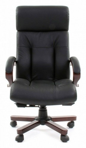 Кресло для руководителя Chairman 421 черный/орех темный, черный в Елабуге - elabuga.ok-mebel.com | фото 2