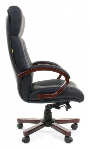 Кресло для руководителя Chairman 421 черный/орех темный, черный в Елабуге - elabuga.ok-mebel.com | фото 3