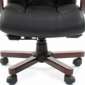 Кресло для руководителя Chairman 421 черный/орех темный, черный в Елабуге - elabuga.ok-mebel.com | фото 4