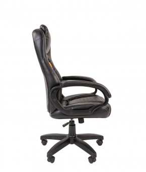 Кресло для руководителя  CHAIRMAN 432 (Экокожа черная) в Елабуге - elabuga.ok-mebel.com | фото 3