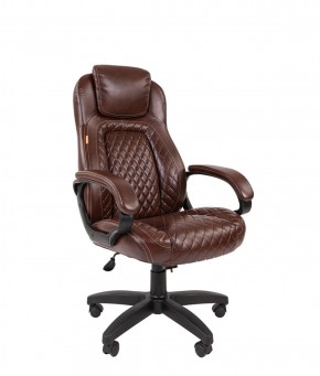 Кресло для руководителя  CHAIRMAN 432 (Экокожа коричневая) в Елабуге - elabuga.ok-mebel.com | фото