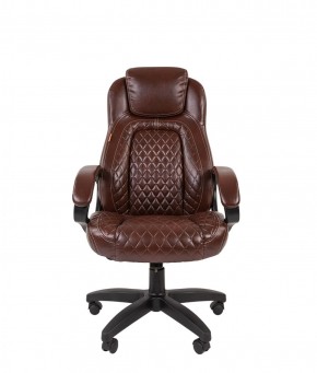Кресло для руководителя  CHAIRMAN 432 (Экокожа коричневая) в Елабуге - elabuga.ok-mebel.com | фото 2