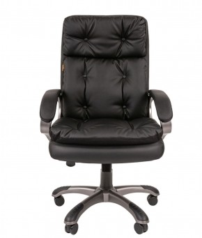 Кресло для руководителя  CHAIRMAN 442 (экокожа черная) в Елабуге - elabuga.ok-mebel.com | фото 1