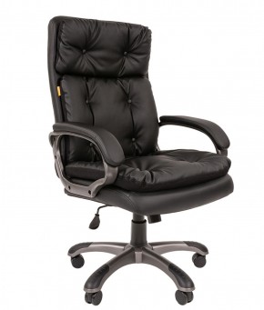 Кресло для руководителя  CHAIRMAN 442 (экокожа черная) в Елабуге - elabuga.ok-mebel.com | фото 2