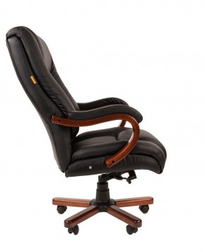 Кресло для руководителя CHAIRMAN  503 (Кожа) Черное в Елабуге - elabuga.ok-mebel.com | фото 3