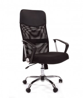 Кресло для руководителя CHAIRMAN 610 N (15-21 черный/сетка черный) в Елабуге - elabuga.ok-mebel.com | фото 1