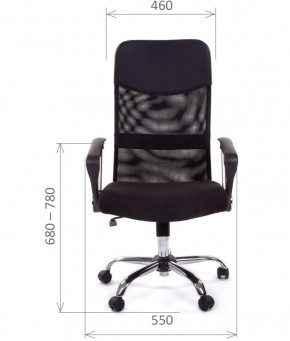 Кресло для руководителя CHAIRMAN 610 N (15-21 черный/сетка черный) в Елабуге - elabuga.ok-mebel.com | фото 4