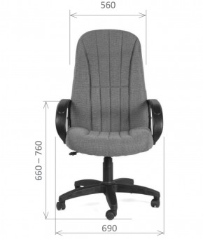 Кресло для руководителя  CHAIRMAN 685 СТ (ткань стандарт 10-356 черная) в Елабуге - elabuga.ok-mebel.com | фото 5