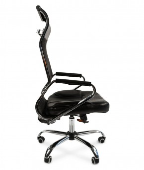 Кресло для руководителя CHAIRMAN 700 (Сетка) Черное в Елабуге - elabuga.ok-mebel.com | фото 3