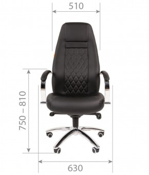 Кресло для руководителя CHAIRMAN 950 (Экокожа) Черное в Елабуге - elabuga.ok-mebel.com | фото 4