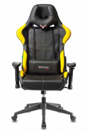 Кресло игровое Бюрократ VIKING 5 AERO YELLOW черный/желтый в Елабуге - elabuga.ok-mebel.com | фото 3