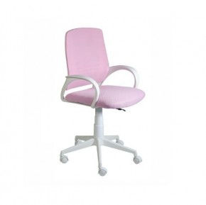 Кресло Ирис White сетка/ткань розовая в Елабуге - elabuga.ok-mebel.com | фото 1