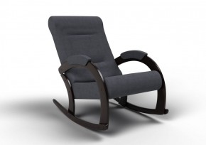 Кресло-качалка Венето 13-Т-ГР (ткань/венге) ГРАФИТ в Елабуге - elabuga.ok-mebel.com | фото 1