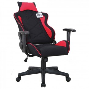 Кресло компьютерное BRABIX GT Racer GM-101 + подушка (ткань) черное/красное (531820) в Елабуге - elabuga.ok-mebel.com | фото 4