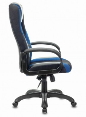 Кресло компьютерное BRABIX PREMIUM "Rapid GM-102" (экокожа/ткань, черное/синее) 532106 в Елабуге - elabuga.ok-mebel.com | фото 3