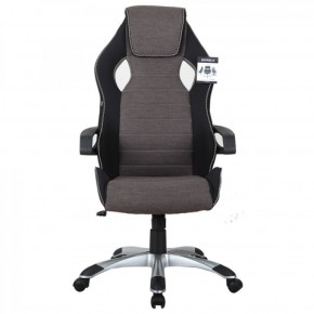 Кресло компьютерное BRABIX Techno GM-002 (ткань) черное/серое, вставки белые (531815) в Елабуге - elabuga.ok-mebel.com | фото 3