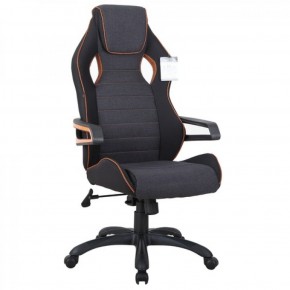 Кресло компьютерное BRABIX Techno Pro GM-003 (ткань черное/серое, вставки оранжевые) 531813 в Елабуге - elabuga.ok-mebel.com | фото 1