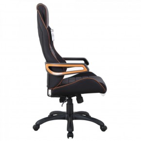 Кресло компьютерное BRABIX Techno Pro GM-003 (ткань черное/серое, вставки оранжевые) 531813 в Елабуге - elabuga.ok-mebel.com | фото 3