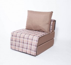 Кресло-кровать бескаркасное Харви (коричневый-квадро беж) в Елабуге - elabuga.ok-mebel.com | фото