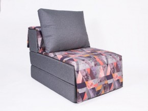 Кресло-кровать бескаркасное Харви (серый-сноу манго) в Елабуге - elabuga.ok-mebel.com | фото