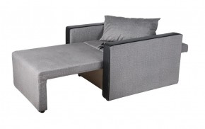 Кресло-кровать Милена с подлокотниками (серый) Велюр в Елабуге - elabuga.ok-mebel.com | фото 3
