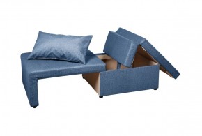 Кресло-кровать Милена (синий) Велюр в Елабуге - elabuga.ok-mebel.com | фото 3