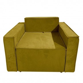Кресло-кровать Принц КК1-ВГ (велюр горчичный) в Елабуге - elabuga.ok-mebel.com | фото 1