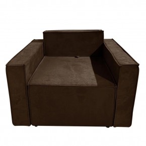 Кресло-кровать Принц КК1-ВК (велюр коричневый) в Елабуге - elabuga.ok-mebel.com | фото 1