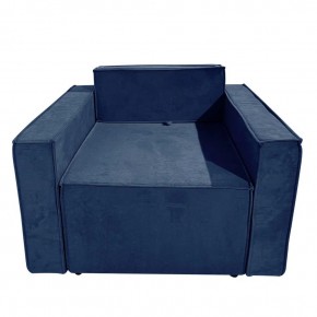 Кресло-кровать Принц КК1-ВСи (велюр синий) в Елабуге - elabuga.ok-mebel.com | фото 1