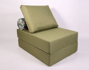 Кресло-кровать-пуф бескаркасное Прайм (Оливковый) в Елабуге - elabuga.ok-mebel.com | фото