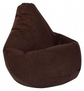Кресло-мешок Коричневый Велюр XL в Елабуге - elabuga.ok-mebel.com | фото