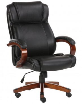 Кресло офисное BRABIX PREMIUM "Magnum EX-701" (дерево, рециклированная кожа, черное) 531827 в Елабуге - elabuga.ok-mebel.com | фото