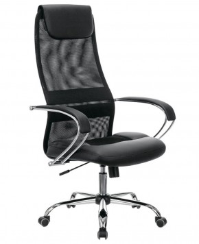 Кресло офисное BRABIX PREMIUM "Stalker EX-608 CH" (хром, ткань-сетка/кожзам, черное) 532091 в Елабуге - elabuga.ok-mebel.com | фото