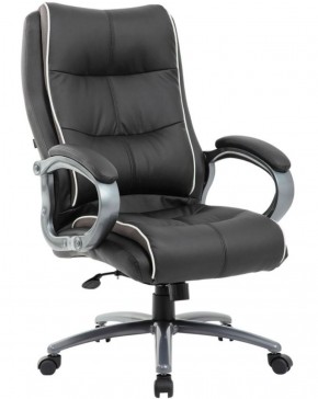 Кресло офисное BRABIX PREMIUM "Strong HD-009" (экокожа черная, ткань серая) 531945 в Елабуге - elabuga.ok-mebel.com | фото