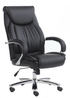 Кресло офисное BRABIX "Advance EX-575" (хром/экокожа/черное) 531825 в Елабуге - elabuga.ok-mebel.com | фото