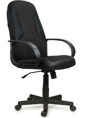 Кресло офисное BRABIX "City EX-512" (кожзам черный, ткань черная) 531407 в Елабуге - elabuga.ok-mebel.com | фото