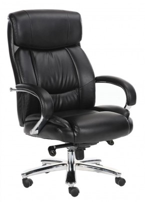 Кресло офисное BRABIX "Direct EX-580" (хром/рециклированная кожа/черное) 531824 в Елабуге - elabuga.ok-mebel.com | фото