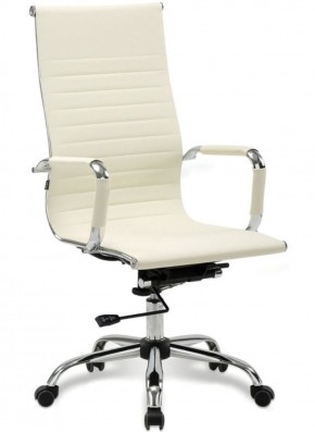Кресло офисное BRABIX "Energy EX-509" (экокожа, хром, бежевое) 531166 в Елабуге - elabuga.ok-mebel.com | фото
