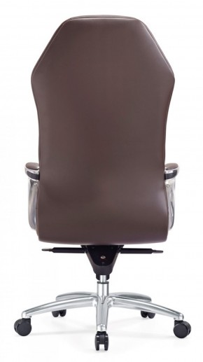 Кресло руководителя Бюрократ _AURA/BROWN коричневый в Елабуге - elabuga.ok-mebel.com | фото 5