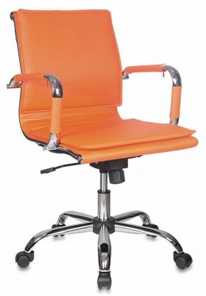 Кресло руководителя Бюрократ CH-993-LOW/ORANGE оранжевый в Елабуге - elabuga.ok-mebel.com | фото 1