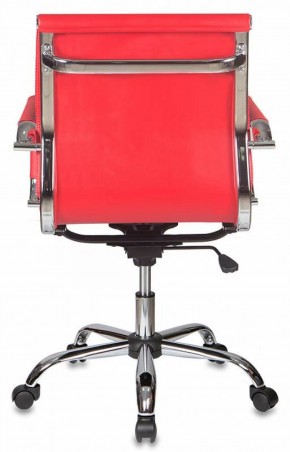 Кресло руководителя Бюрократ CH-993-LOW/RED красный в Елабуге - elabuga.ok-mebel.com | фото 4