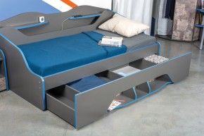 Кровать 11.03 Индиго + орт. основание (900*2000) в Елабуге - elabuga.ok-mebel.com | фото 2