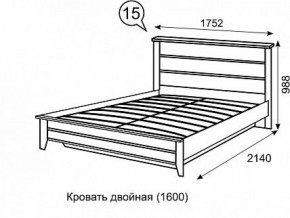 Кровать 1600 с ПМ София 15 в Елабуге - elabuga.ok-mebel.com | фото 3