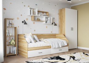 Кровать 800/2 ящика Лайт с настилом ЛДСП в Елабуге - elabuga.ok-mebel.com | фото 3