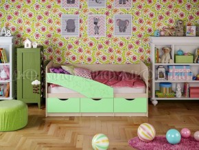 Кровать Бабочки (Салатовый матовый) 1600 в Елабуге - elabuga.ok-mebel.com | фото