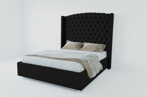 Кровать Берлин ЛЮКС с ПМ 900 (экокожа кольт ч) в Елабуге - elabuga.ok-mebel.com | фото 2