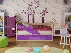 ДЕЛЬФИН-1 Кровать 1800 (Фиолетовый металлик) в Елабуге - elabuga.ok-mebel.com | фото