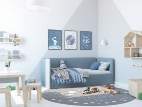 Кровать-диван Leonardo 160*70 (Голубой) + боковина в Елабуге - elabuga.ok-mebel.com | фото 5