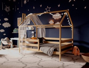 Кровать-домик 80*190 без покраски в Елабуге - elabuga.ok-mebel.com | фото 3