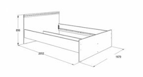 Кровать двойная Ольга-13 + 2-а выкатных ящика (1600) в Елабуге - elabuga.ok-mebel.com | фото 3